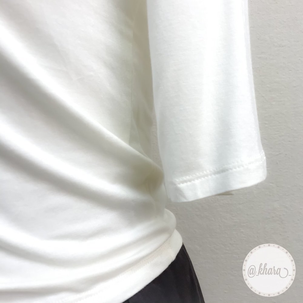 American Rag Half-Sleeve Long Crop Top - Picture 8 of 14